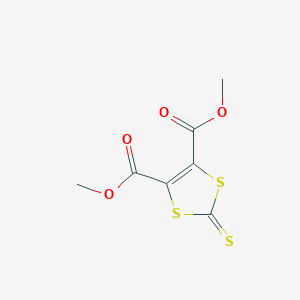 molecular formula C7H6O4S3 B1200299 2-硫代-1,3-二噻吩-4,5-二甲酸二甲酯 CAS No. 7396-41-0