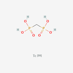 molecular formula CH6O8P2Tc-4 B1200309 Tc-99m Mdp CAS No. 80908-09-4