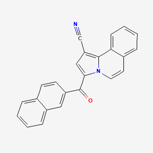 3-(2-Naphthoyl)pyrrolo(2,1-A)isoquinoline-1-carbonitrile