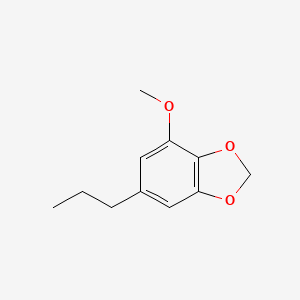 molecular formula C11H14O3 B1200315 二氢肉豆蔻醚 CAS No. 52811-28-6