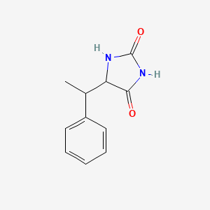 5-(1-Phenylethyl)imidazolidine-2,4-dione