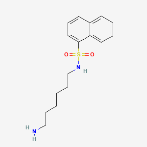molecular formula C16H22N2O2S B1200337 N-(6-Aminohexyl)-1-Naphthalenesulfonamide CAS No. 79458-81-4
