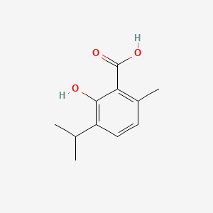 molecular formula C11H14O3 B1200341 邻百里香酸 CAS No. 548-51-6