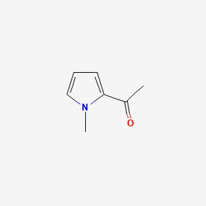 molecular formula C7H9NO B1200348 2-乙酰-1-甲基吡咯 CAS No. 932-16-1