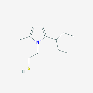 B120035 1H-Pyrrole-1-ethanethiol, 2-(1-ethylpropyl)-5-methyl- CAS No. 153686-90-9