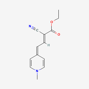 ethyl (E)-2-cyano-4-(1-methylpyridin-4-ylidene)but-2-enoate