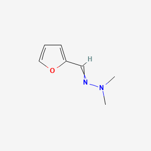 molecular formula C7H10N2O B1200380 N-(furan-2-ylmethylideneamino)-N-methylmethanamine 