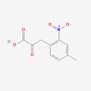 3-(4-Methyl-2-nitrophenyl)-2-oxopropanoic acid