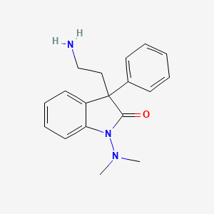 3-(2-Aminoethyl)-1-(dimethylamino)-3-phenyl-2-indolinone