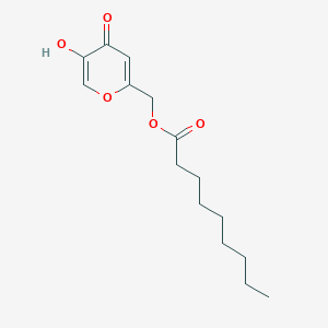 (5-Hydroxy-4-oxo-4h-pyran-2-yl)methyl nonanoate