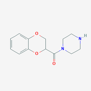 B120043 (2,3-Dihydrobenzo[b][1,4]dioxin-2-yl)(piperazin-1-yl)methanone CAS No. 70918-00-2