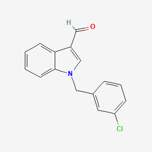 1-(3-chlorobenzyl)-1H-indole-3-carbaldehyde