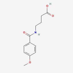 4-[(4-Methoxybenzoyl)amino]butanoic acid