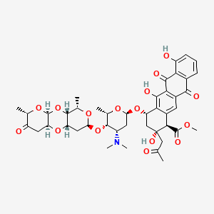 molecular formula C43H51NO16 B1200450 硫霉素B CAS No. 78193-30-3