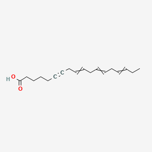 molecular formula C18H26O2 B1200457 Octadeca-9,12,15-trien-6-ynoic acid 