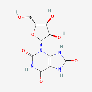 molecular formula C10H12N4O7 B1200462 Uric acid ribonucleoside CAS No. 2124-54-1