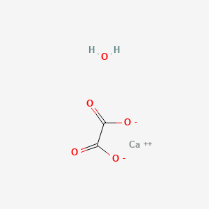 molecular formula C2H2CaO5 B1200464 Calcium oxalate monohydrate CAS No. 5794-28-5