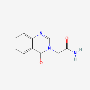 molecular formula C10H9N3O2 B1200468 3(4H)-喹唑啉乙酰胺，4-氧代- CAS No. 16347-71-0