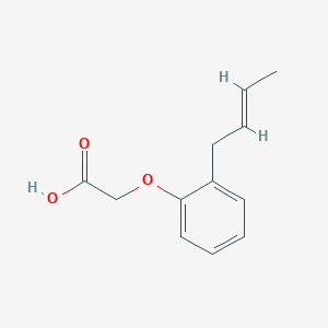 {2-[(2E)-2-butenyl]phenoxy}acetic acid