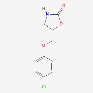 5-[(4-Chlorophenoxy)methyl]-1,3-oxazolidin-2-one