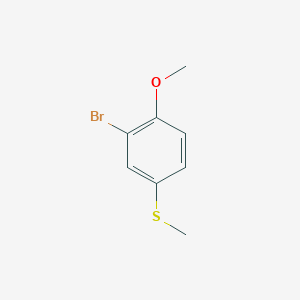 2-Bromo-4-(methylsulfanyl)phenyl methyl ether