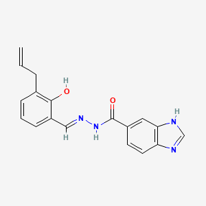 N'-(3-Allyl-2-hydroxybenzylidene)-1H-benzimidazole-6-carbohydrazide