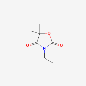 molecular formula C7H11NO3 B1200495 Ethadione CAS No. 520-77-4