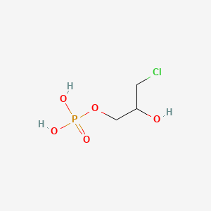 molecular formula C3H8ClO5P B1200501 alpha-Chlorohydrin-1-phosphate CAS No. 26807-13-6