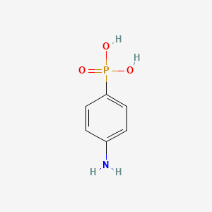 molecular formula C6H8NO3P B1200514 (4-Aminophenyl)phosphonic acid CAS No. 5337-17-7