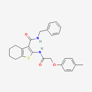 N-benzyl-2-{[(4-methylphenoxy)acetyl]amino}-4,5,6,7-tetrahydro-1-benzothiophene-3-carboxamide