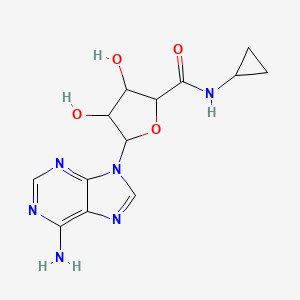 molecular formula C13H16N6O4 B1200524 5'-(N-Cyclopropyl)carboxamidoadenosine 