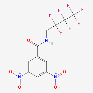 N-(2,2,3,3,4,4,4-heptafluorobutyl)-3,5-dinitrobenzamide