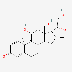 9-alpha-F-11-beta,17-alpha,21-Tri-HO-16-alpha-methylpregna-1,4-diene-3,20-dione