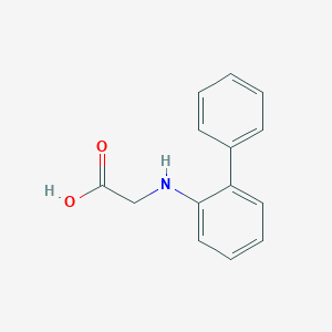 molecular formula C14H13NO2 B12005404 ([1,1'-Biphenyl]-2-ylamino)acetic acid 