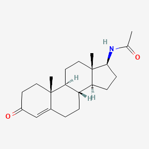 molecular formula C21H31NO2 B1200543 17beta-Acetamidoandrost-4-en-3-one CAS No. 1865-62-9