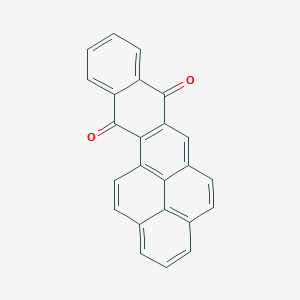 molecular formula C24H12O2 B12005448 Naphtho(2 1 8-qra)naphthacene-7 12-dione 