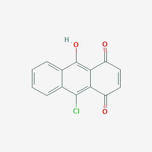 9-Chloro-10-hydroxyanthracene-1,4-dione