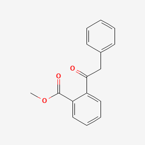 molecular formula C16H14O3 B12005500 Methyl 2-(phenylacetyl)benzoate 