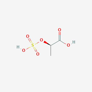 molecular formula C3H6O6S B1200551 (R)-2-O-sulfolactic acid 