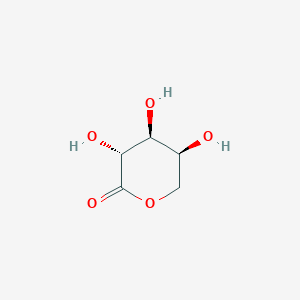 molecular formula C5H8O5 B1200554 L-阿拉伯糖-1,5-内酯 