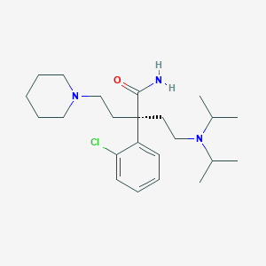 molecular formula C23H38ClN3O B12005544 Disobutamide, (S)- CAS No. 1262751-40-5