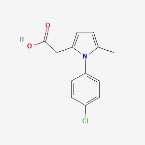 1H-Pyrrole-2-acetic acid, 1-(4-chlorophenyl)-5-methyl-