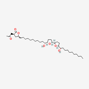 molecular formula C37H66O7 B1200556 Bullatacinone 