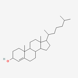 molecular formula C27H46O B12005592 Cholest-4-en-3-ol CAS No. 14597-42-3