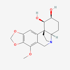 molecular formula C17H21NO5 B1200565 1-表乙酰鲍登新碱 CAS No. 101219-55-0