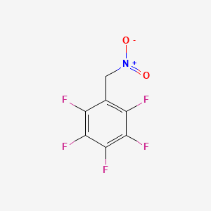 molecular formula C7H2F5NO2 B1200573 Benzene, pentafluoro(nitromethyl)- CAS No. 90826-57-6