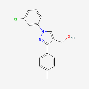 (1-(3-Chlorophenyl)-3-P-tolyl-1H-pyrazol-4-YL)methanol