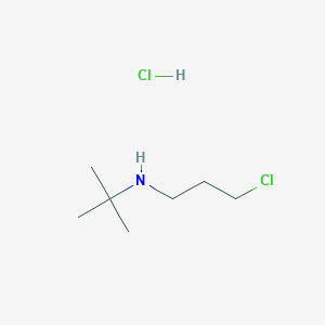 molecular formula C7H17Cl2N B12005767 N-(tert-butyl)-3-chloropropan-1-amine hydrochloride CAS No. 189336-58-1