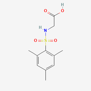 molecular formula C11H15NO4S B1200578 2-[(2,4,6-Trimethylphenyl)sulfonylamino]acetic acid CAS No. 313252-46-9