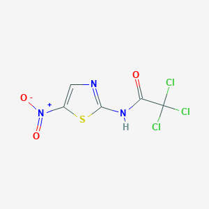 2,2,2-trichloro-N-(5-nitro-1,3-thiazol-2-yl)acetamide